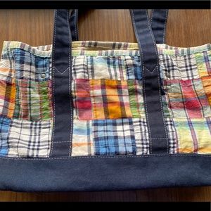 J. Crew Madras bag